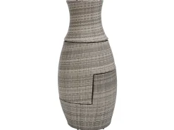 Hot Beliani Set bistrot con cuscini CAPRI Rattan sintetico (PE) Grigio