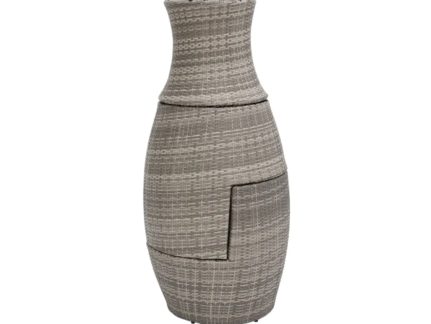 Hot Beliani Set bistrot con cuscini CAPRI Rattan sintetico (PE) Grigio