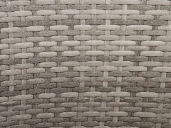 Hot Beliani Set bistrot con cuscini CAPRI Rattan sintetico (PE) Grigio