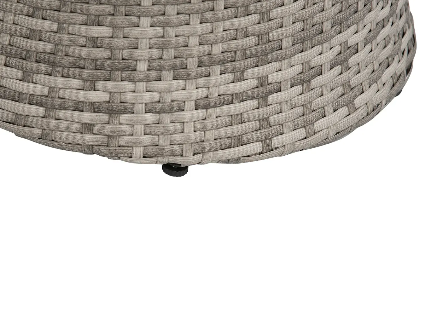 Hot Beliani Set bistrot con cuscini CAPRI Rattan sintetico (PE) Grigio