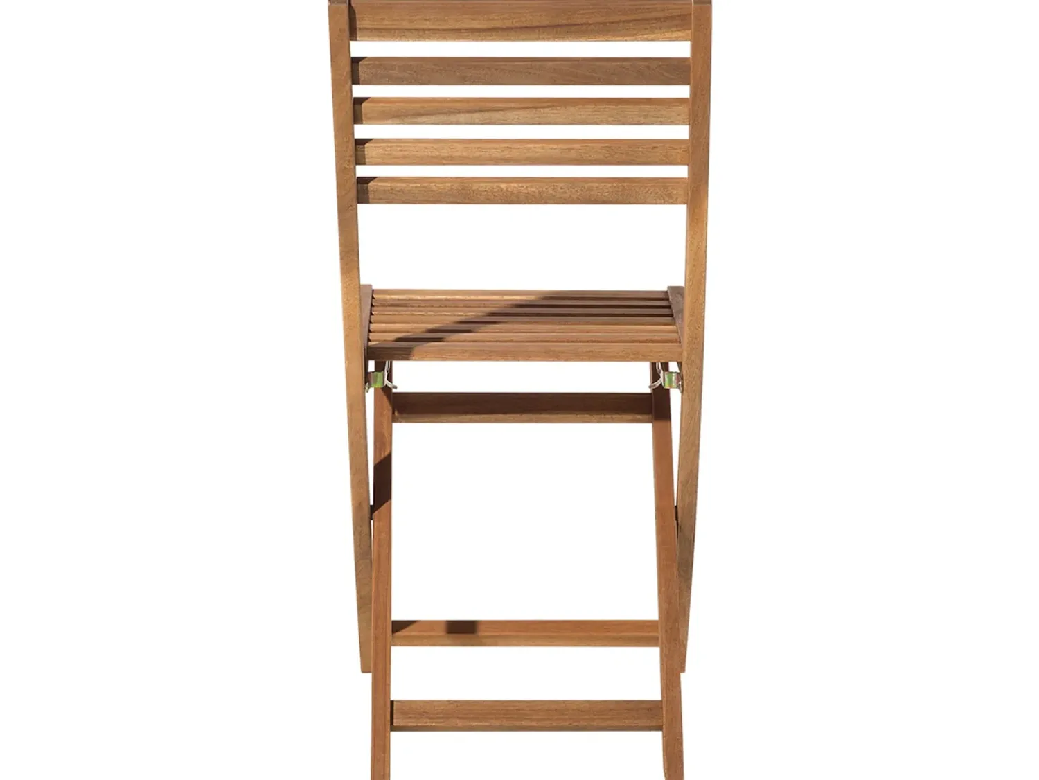 Beliani Set bistrot con cuscini FIJI Legno d'acacia Giallo Bianco Giallo Marrone