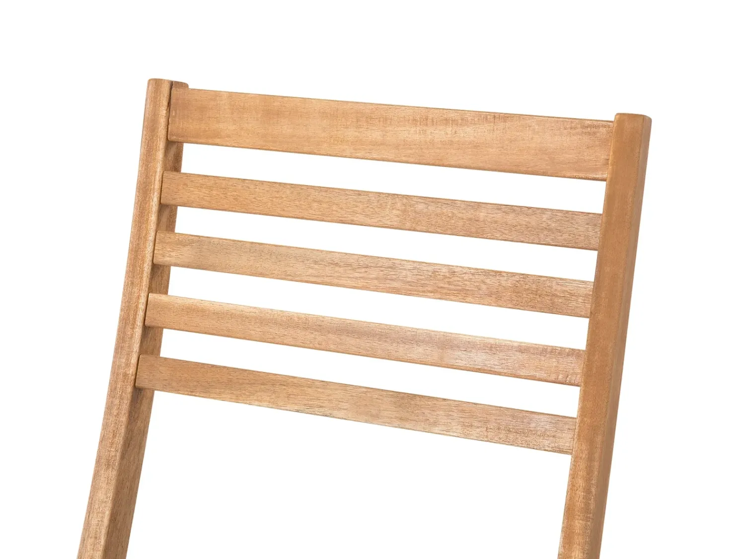 Beliani Set bistrot con cuscini FIJI Legno d'acacia Giallo Bianco Giallo Marrone