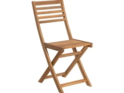 Beliani Set bistrot con cuscini FIJI Legno d'acacia Giallo Bianco Giallo Marrone