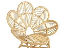 Discount Beliani Set bistrot con cuscini FLORENTINE / LIMNI Rattan Beige Beige Beige Naturale