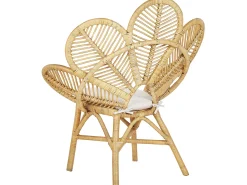 Discount Beliani Set bistrot con cuscini FLORENTINE / LIMNI Rattan Beige Beige Beige Naturale