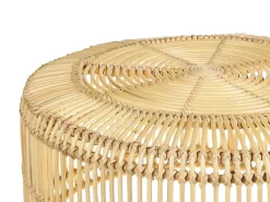 Discount Beliani Set bistrot con cuscini FLORENTINE / LIMNI Rattan Beige Beige Beige Naturale