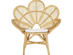Discount Beliani Set bistrot con cuscini FLORENTINE / LIMNI Rattan Beige Beige Beige Naturale
