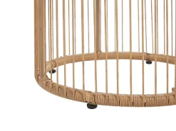 Sale Beliani Set bistrot con cuscini LABICO Rattan sintetico (PE) Marrone chiaro Beige Beige Naturale Nero