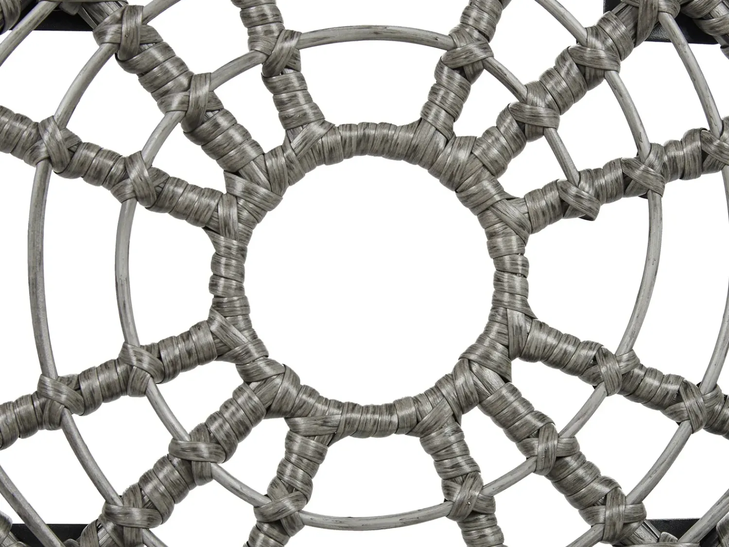 Online Beliani Set bistrot con cuscini LAURETO Rattan sintetico (PE) Grigio