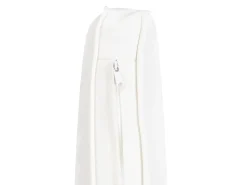 Hot Beliani Set bistrot con cuscini LEVICO Metallo Bianco Bianco Marrone