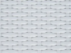 Clearance Beliani Set bistrot con cuscini MESYNA Rattan sintetico (PE) Bianco Beige Bianco