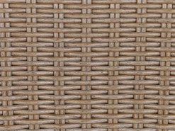 Best Beliani Set bistrot con cuscini ORTIGIA Rattan sintetico (PE) Beige chiaro Beige Beige Naturale Nero