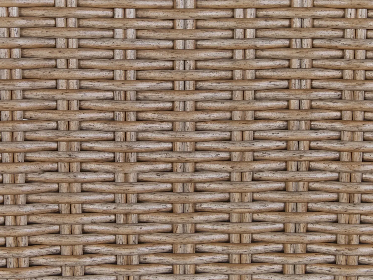 Best Beliani Set bistrot con cuscini ORTIGIA Rattan sintetico (PE) Beige chiaro Beige Beige Naturale Nero