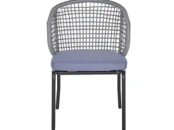 Outlet Beliani con cuscini PALMI Metallo Grigio Marrone Grigio Nero