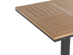 Outlet Beliani con cuscini PALMI Metallo Grigio Marrone Grigio Nero