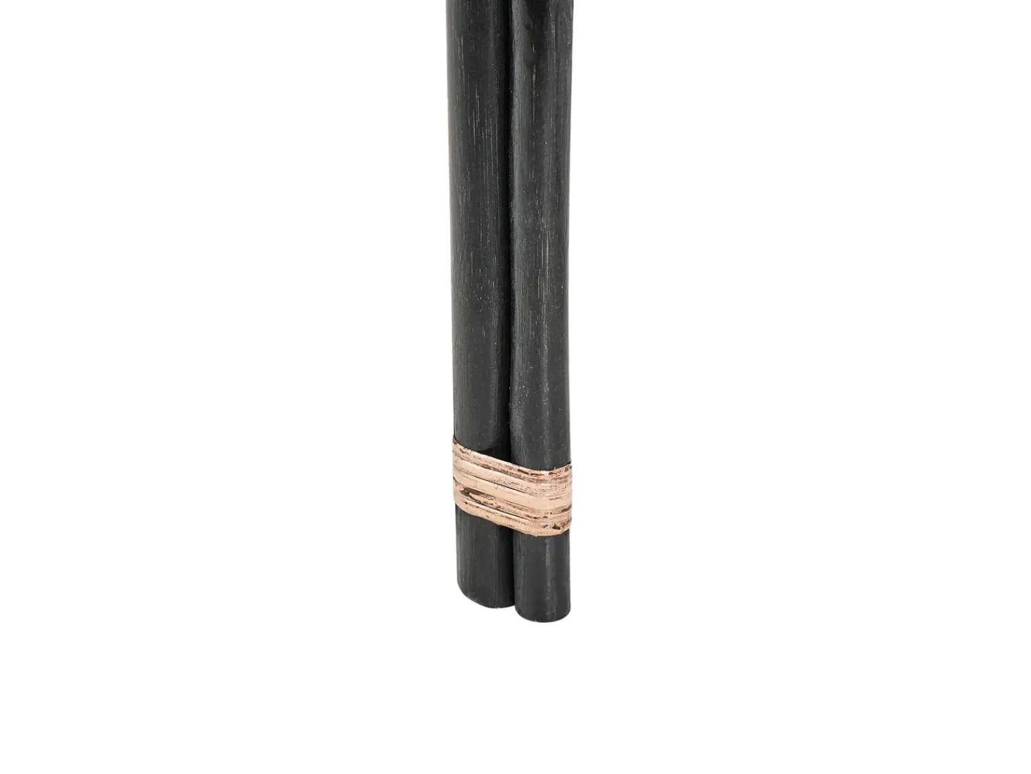 Sale Beliani Set bistrot con cuscini PECORINI Rattan Nero Bianco Marrone Nero