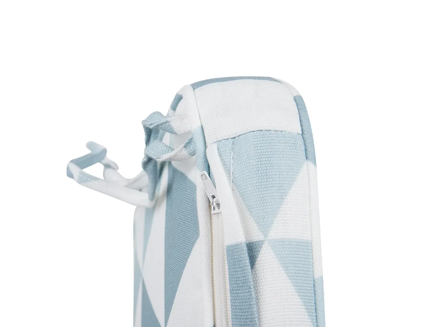 Best Beliani Set bistrot con cuscini Pieghevole FIJI Legno d'acacia Blu Bianco Blu Marrone