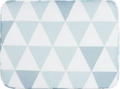Best Beliani Set bistrot con cuscini Pieghevole FIJI Legno d'acacia Blu Bianco Blu