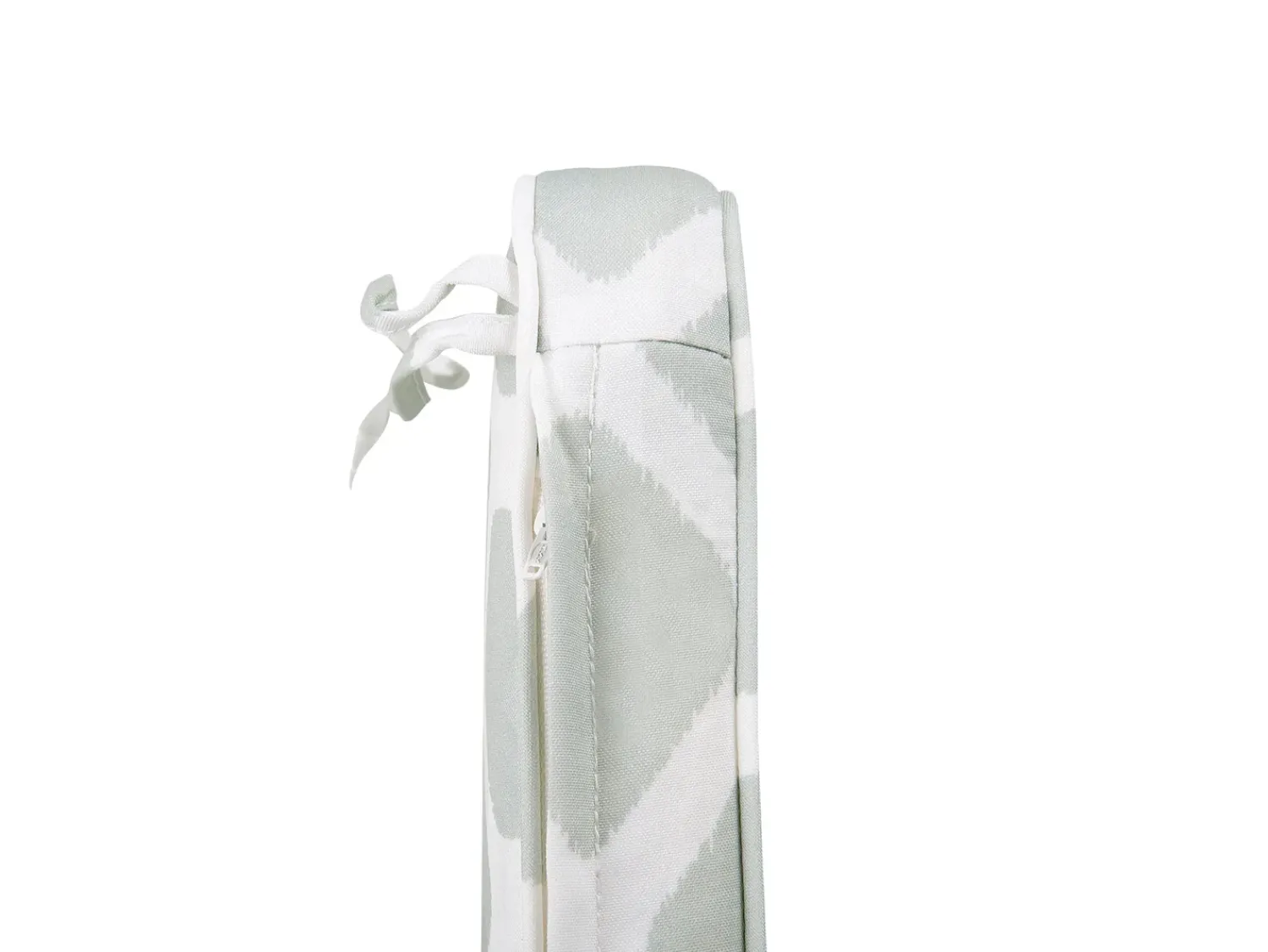 Outlet Beliani Set bistrot con cuscini Pieghevole FIJI Legno d'acacia Bianco Bianco Verde