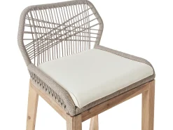 Hot Beliani con cuscini TALAMONE Legno d'acacia Grigio Beige Grigio Marrone