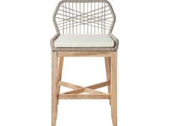 Hot Beliani con cuscini TALAMONE Legno d'acacia Grigio Beige Grigio Marrone