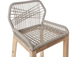 Hot Beliani con cuscini TALAMONE Legno d'acacia Grigio Beige Grigio Marrone