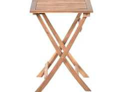 New Beliani Set bistrot CONIOLO Legno d'acacia Marrone/Nero Marrone Nero