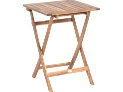 New Beliani Set bistrot CONIOLO Legno d'acacia Marrone/Nero Marrone Nero