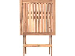 New Beliani Set bistrot CONIOLO Legno d'acacia Marrone/Nero Marrone Nero