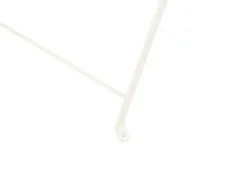 Best Beliani Set bistrot FIORI Metallo sporco Bianco