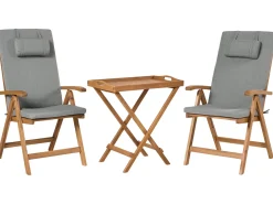 Best Beliani JAVA PREMIUIM Legno d'acacia Grigio melange Marrone Grigio