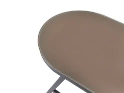 Online Beliani Set bistrot MUROS Metallo Grigio Beige Grigio
