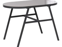 Online Beliani Set bistrot MUROS Metallo Grigio Beige Grigio