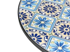 Sale Beliani Pieghevole AGGIUS Metallo Nero Blu Nero