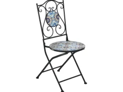 Sale Beliani Pieghevole AGGIUS Metallo Nero Blu Nero