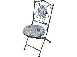 Sale Beliani Pieghevole AGGIUS Metallo Nero Blu Nero