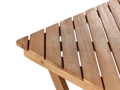 Sale Beliani Set bistrot Pieghevole ARDORE Legno d'eucalipto Marrone