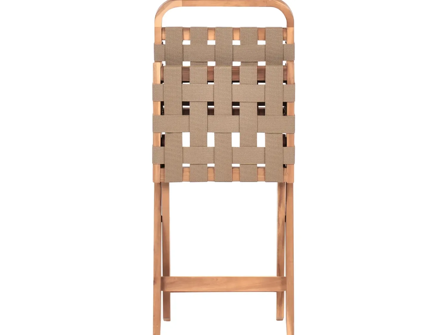 New Beliani Set bistrot Pieghevole CALCIANO Legno di acacia certificato Marrone Beige Marrone