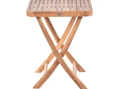 New Beliani Set bistrot Pieghevole CALCIANO Legno di acacia certificato Marrone Beige Marrone