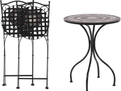 Discount Beliani Pieghevole CARIATI Metallo Nero