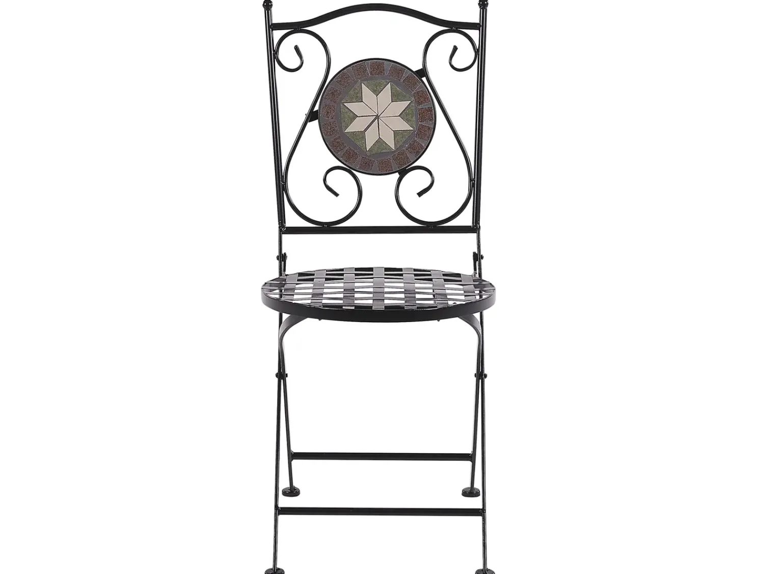 Discount Beliani Pieghevole CARIATI Metallo Nero