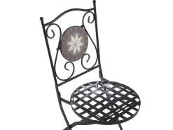 Discount Beliani Pieghevole CARIATI Metallo Nero