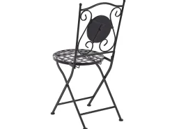 Discount Beliani Pieghevole CARIATI Metallo Nero