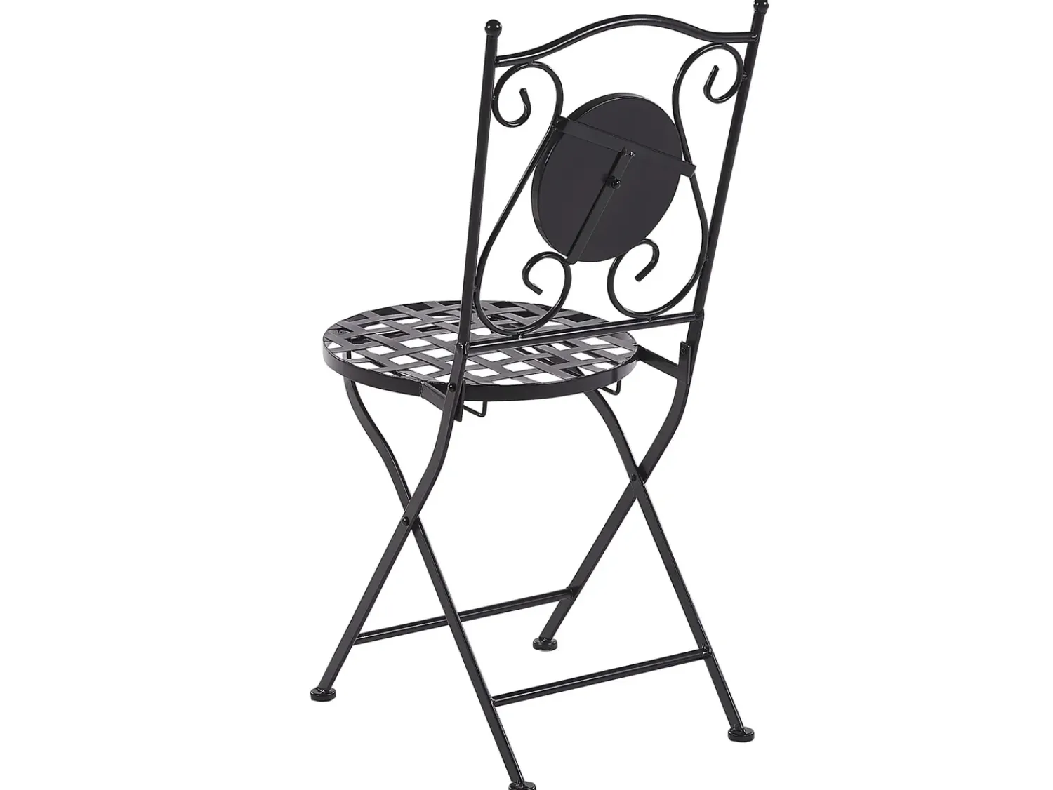 Discount Beliani Pieghevole CARIATI Metallo Nero