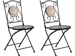 Online Beliani Pieghevole CASARIO Metallo Nero Nero Multicolore