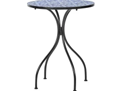 Clearance Beliani Pieghevole CIGLIANO Metallo Nero Blu Nero