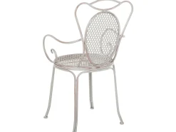 Beliani Pieghevole CILENTO Metallo Grigio