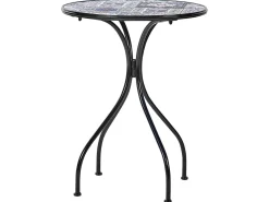 New Beliani Pieghevole CIVITA Metallo Nero Blu Marrone Nero