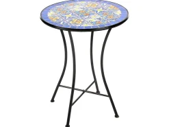 Beliani Pieghevole CORIANO Metallo Nero Blu Nero