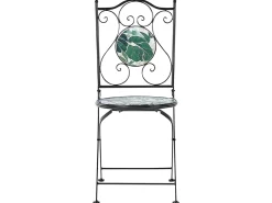 Outlet Beliani Pieghevole COZZANA Metallo Nero Verde Nero